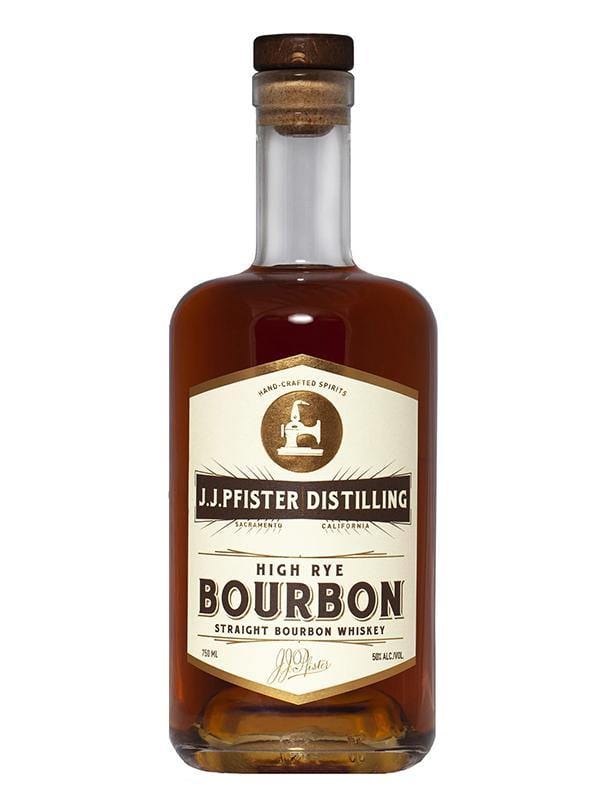 J.J. Pfister Distilling High Rye Bourbon Whiskey at Del Mesa Liquor