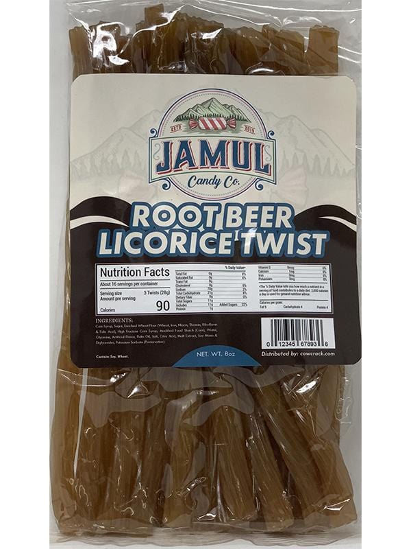 Jamul Candy Co. Root Beer Licorice Twists