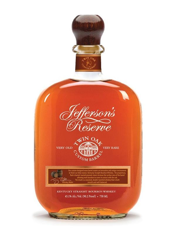 Jefferson's Reserve Twin Oak Custom Barrel Bourbon Whiskey at Del Mesa Liquor