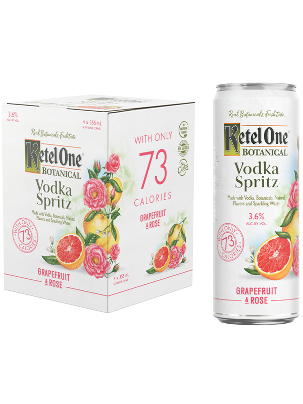 Ketel One Botanical Grapefruit & Rose Vodka Spritz at Del Mesa Liquor