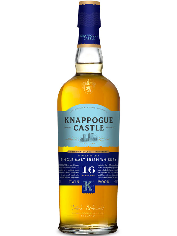 Knappogue Castle 16 Year Old Sherry Cask Finished Irish Whiskey at Del Mesa Liquor