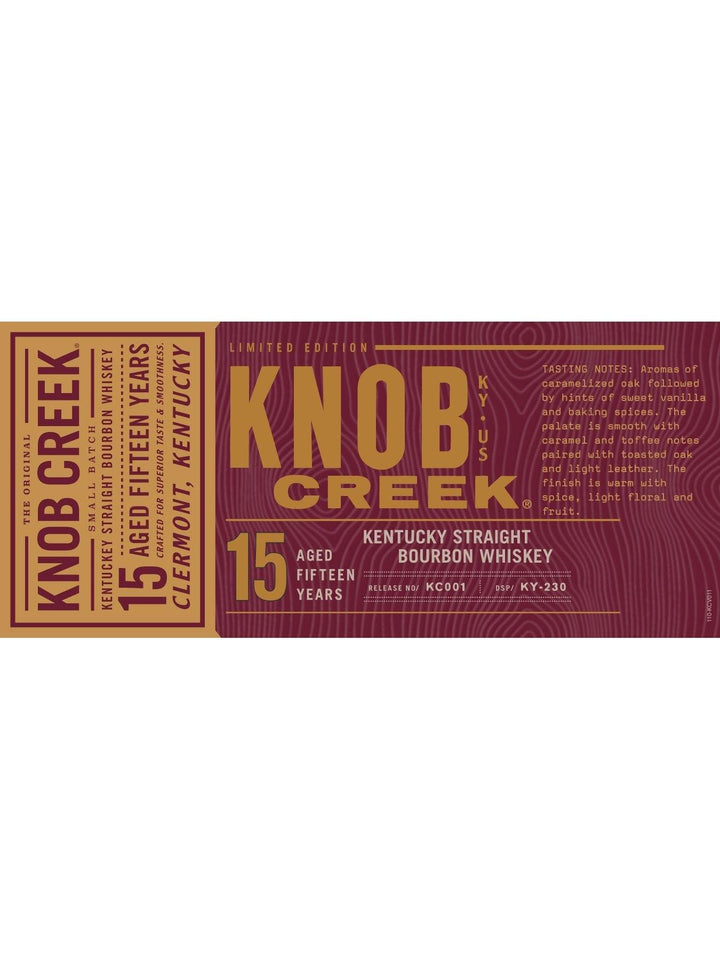 Knob Creek 15 Year Old Bourbon Whiskey at Del Mesa Liquor