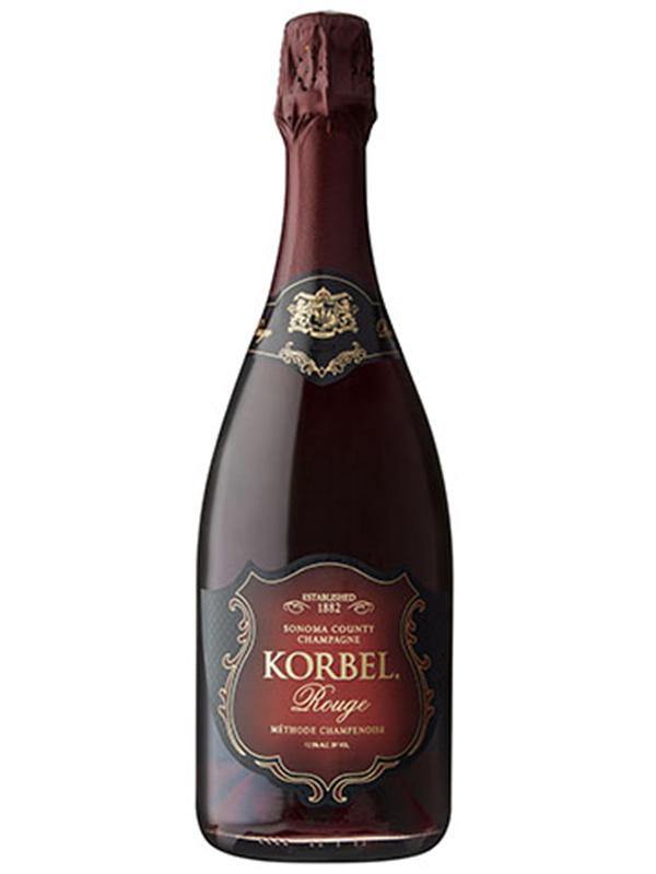 Korbel Rouge Champagne at Del Mesa Liquor