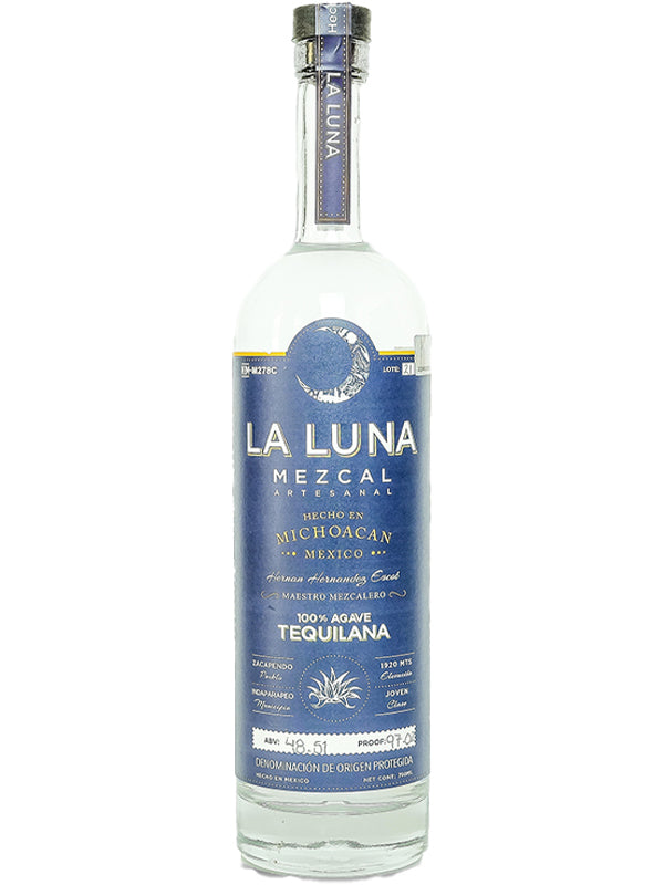 La Luna Tequilana Mezcal at Del Mesa Liquor