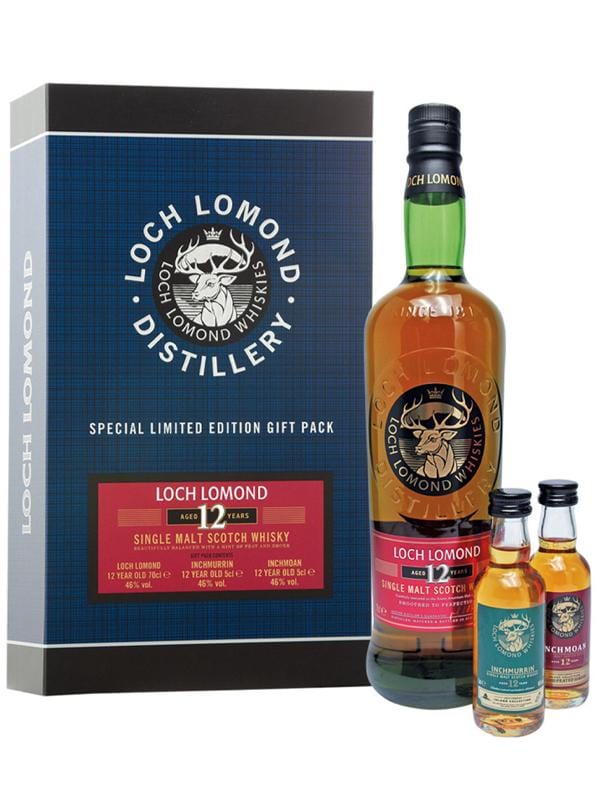 Loch Lomond 12 Year Old Scotch Whisky Limited Edition Gift Set