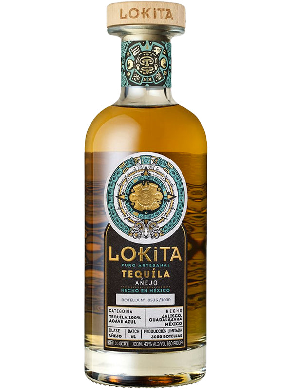 Lokita Anejo Tequila at Del Mesa Liquor