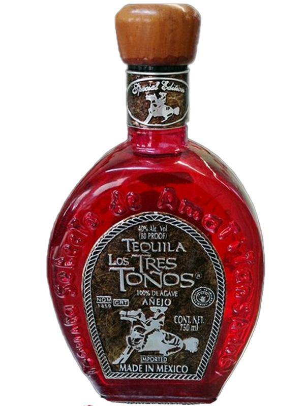 Los Tres Tonos Anejo Tequila at Del Mesa Liquor