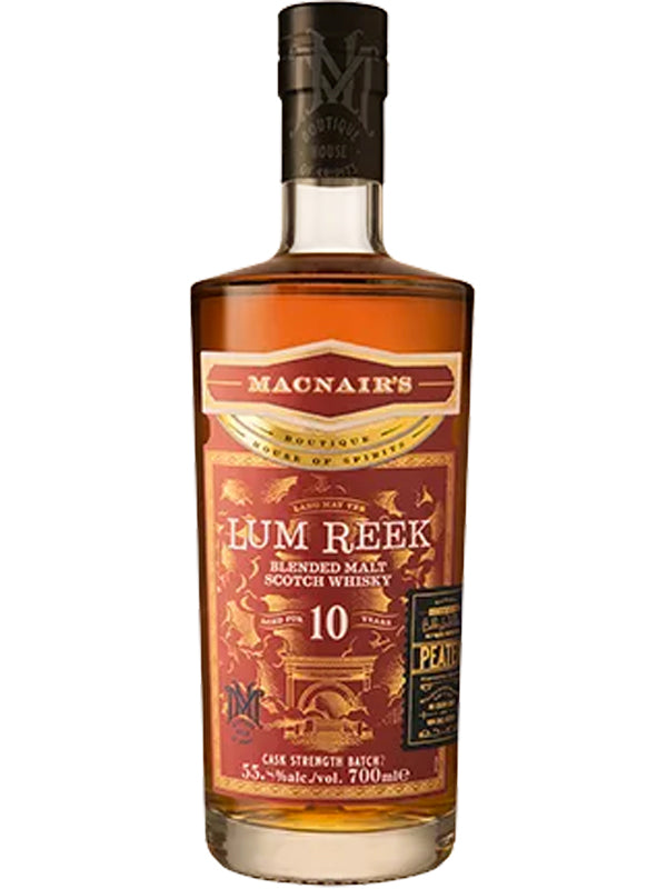 MacNair's Lum Reek 10 Year Old Peated Cask Strength Scotch Whisky at Del Mesa Liquor