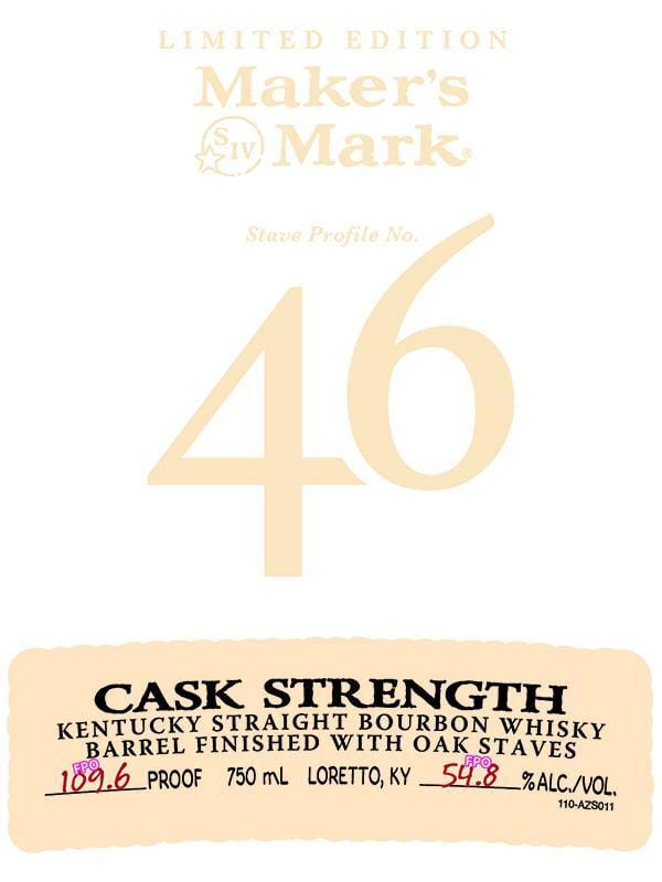 Maker’s Mark 46 Cask Strength Limited Edition Bourbon Whiskey at Del Mesa Liquor