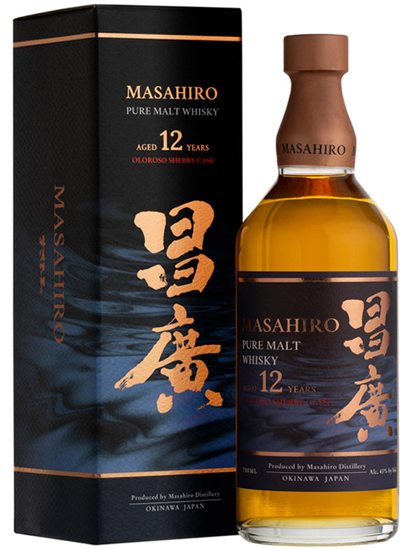 Masahiro 12 Year Old Oloroso Sherry Cask Finish Pure Malt Whisky at Del Mesa Liquor