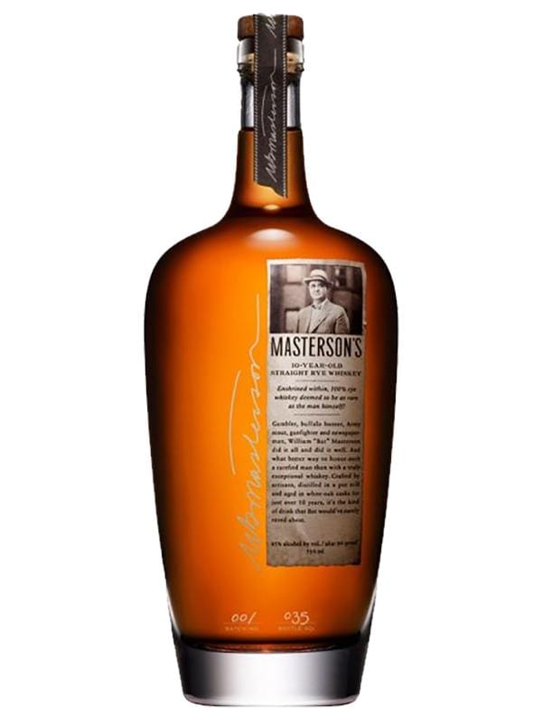 Masterson's 10 Year Old Straight Rye Whiskey at Del Mesa Liquor