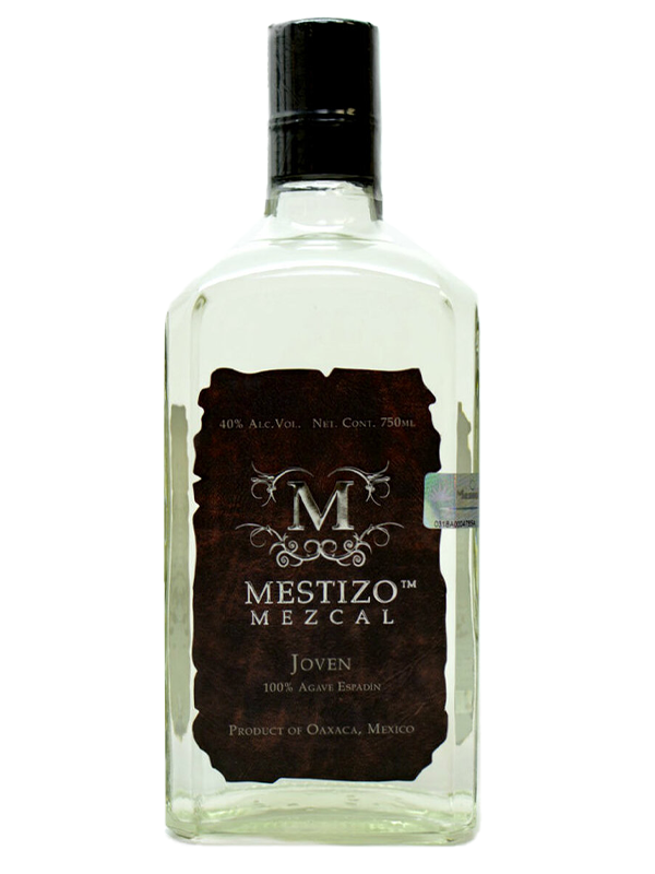 Mestizo Mezcal Espadin Joven at Del Mesa Liquor