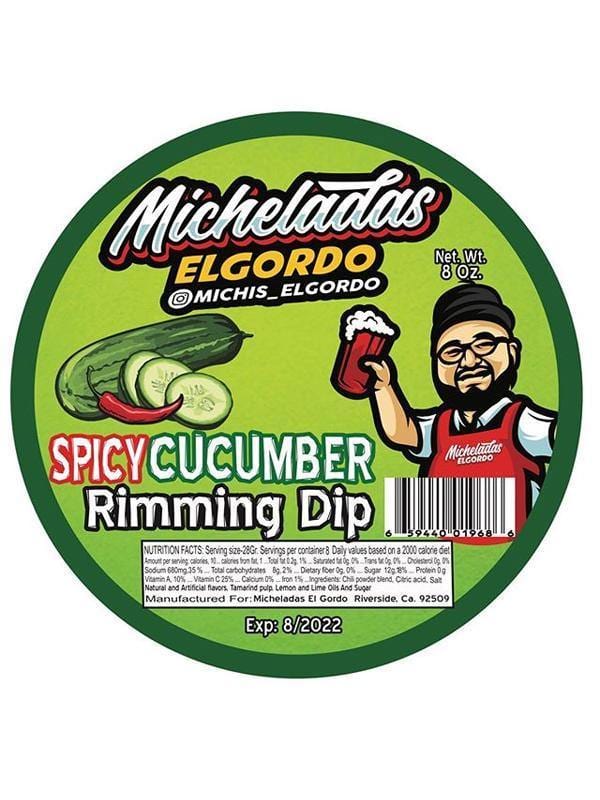 Micheladas El Gordo Spicy Cucumber Rimming Dip Chamoy at Del Mesa Liquor
