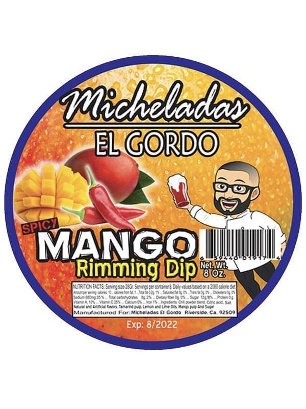 Micheladas El Gordo Spicy Mango Rimming Dip Chamoy at Del Mesa Liquor