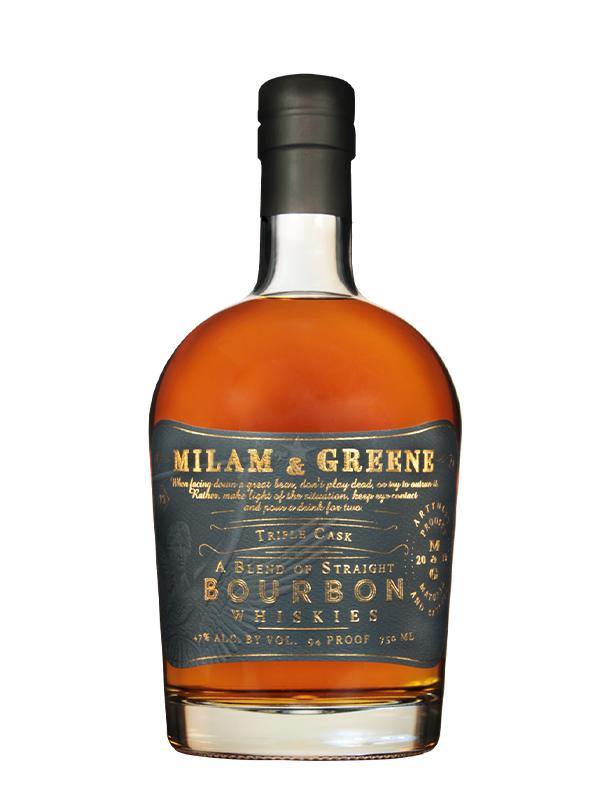 Milam and Greene Triple Cask Straight Bourbon Whiskey at Del Mesa Liquor