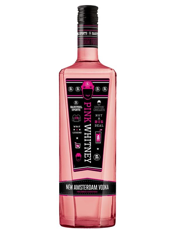 New Amsterdam x Barstool Sports Pink Whitney Vodka at Del Mesa Liquor