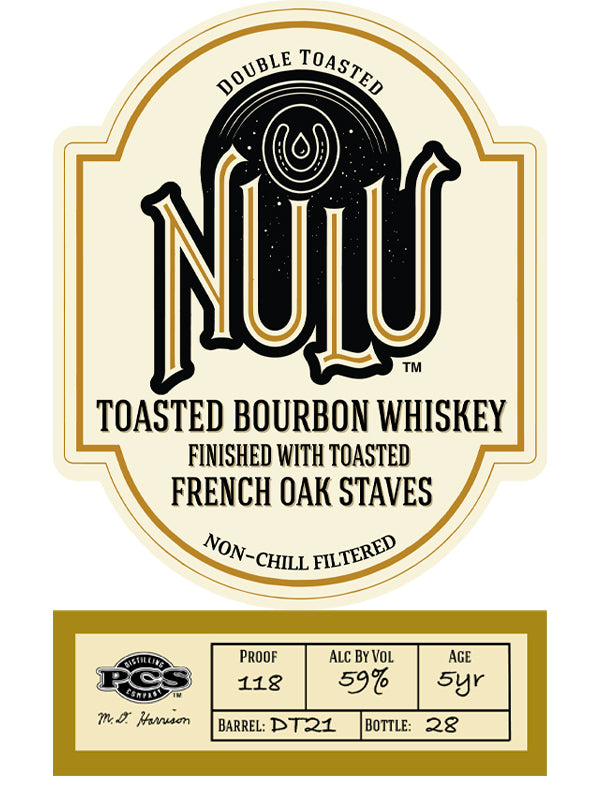 Nulu Double Toasted Bourbon Whiskey Batch WC4