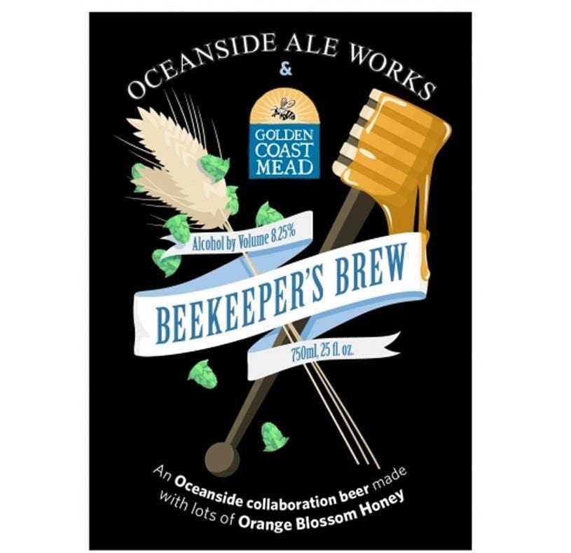 Oceanside Ale Works Beekeeper's Brew at Del Mesa Liquor