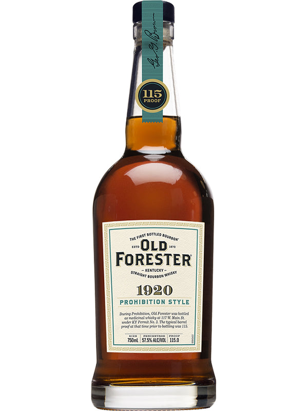 Old Forester 1920 Prohibition Style Bourbon Whisky at Del Mesa Liquor