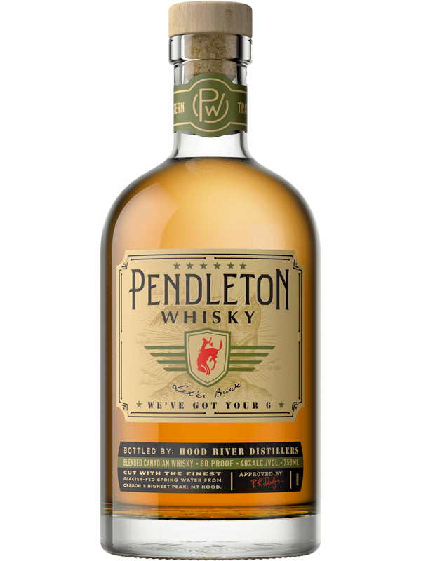 Pendleton Whisky Limited Edition 'We've Got Your 6' Military Appreciation Bottle at Del Mesa Liquor