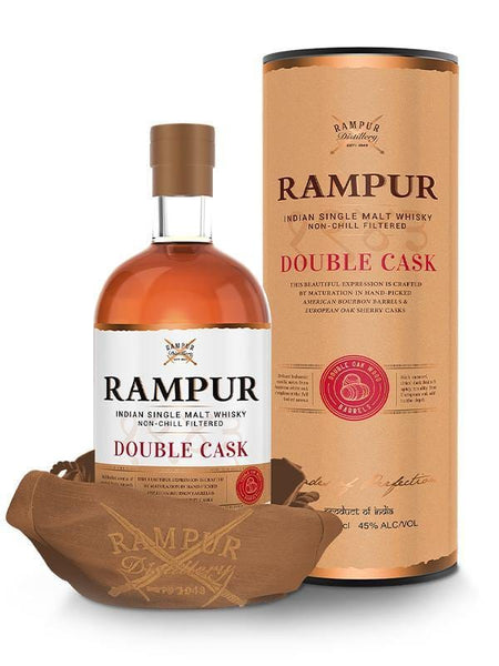 RAMPUR DOUBLE CASK ウイスキー 750ml グラス付き Rampur-Double-Cask-Indian-