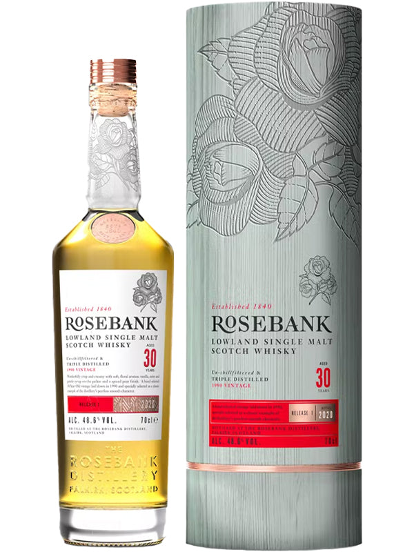 Rosebank 30 Year Old Scotch Whisky Release 1 at Del Mesa Liquor