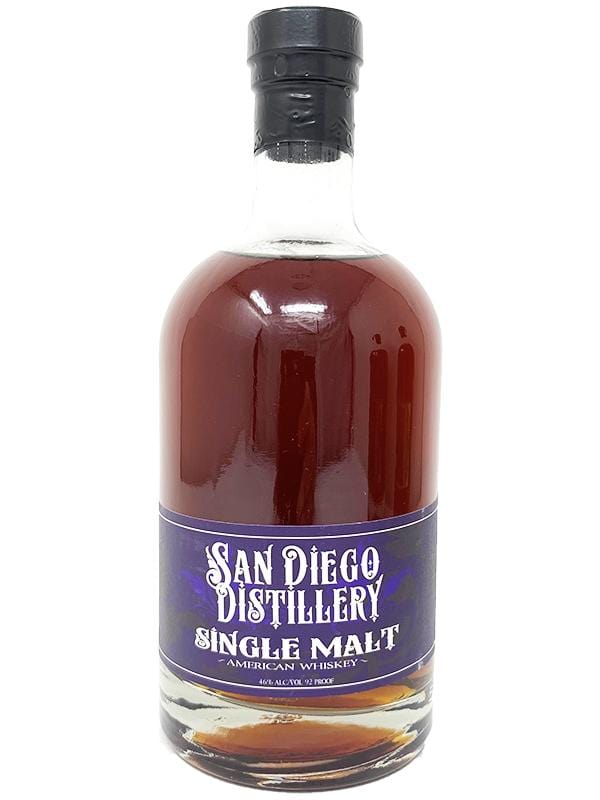 San Diego Distillery Single Malt Whiskey at Del Mesa Liquor