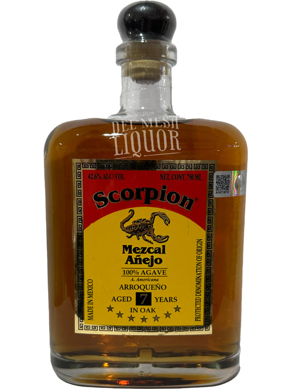 Scorpion Mezcal Anejo Arroqueno 7 Year at Del Mesa Liquor