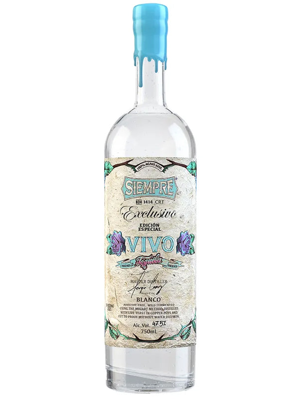 Siempre Exclusive Vivo Blanco Tequila at Del Mesa Liquor