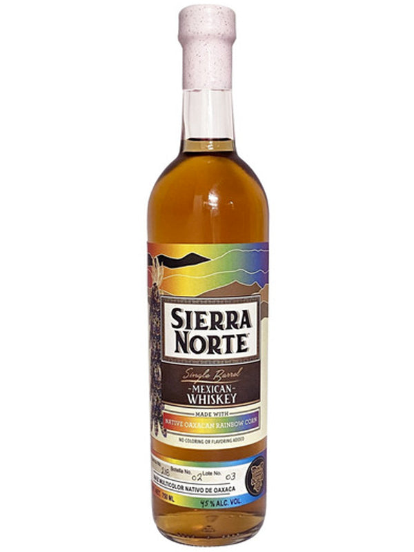 Sierra Norte Rainbow Corn Mexican Whiskey at Del Mesa Liquor