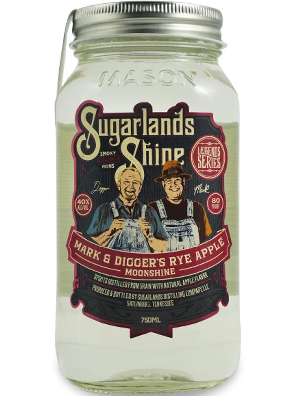 Sugarlands Mark and Digger's Rye Apple Moonshine at Del Mesa Liquor