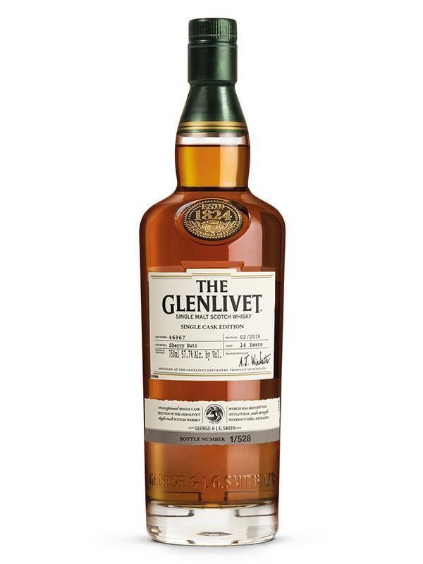 The Glenlivet Single Cask Edition 14 Year Old Sherry Butt (Cask #58022) at Del Mesa Liquor