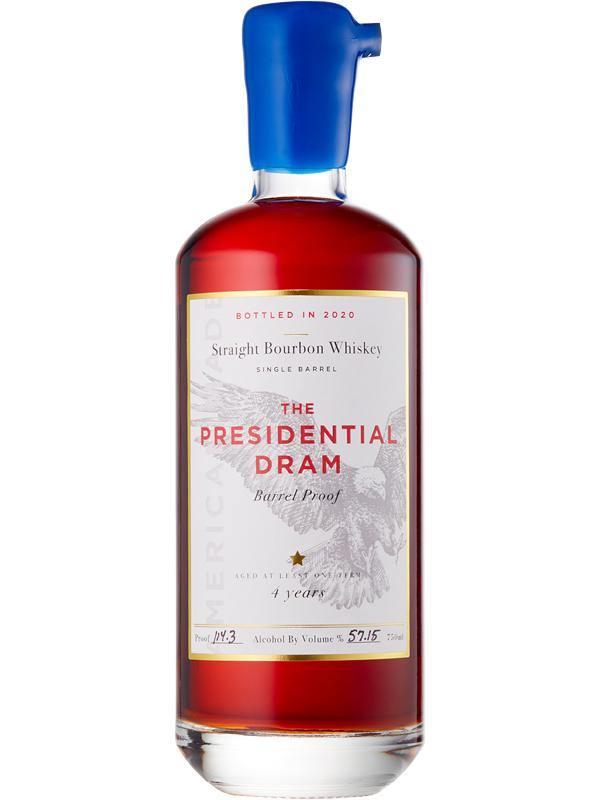 The Presidential Dram 4 Year Old Barrel Proof Bourbon Whiskey at Del Mesa Liquor