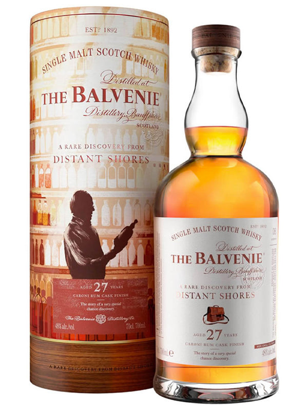 The Balvenie 'A Rare Discovery From Distant Shores' 27 Year Old Scotch Whisky at Del Mesa Liquor