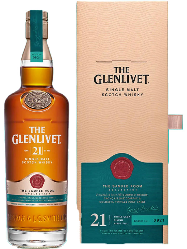 The Glenlivet 'Sample Room Collection' 21 Year Old Triple Cask Scotch Whisky at Del Mesa Liquor