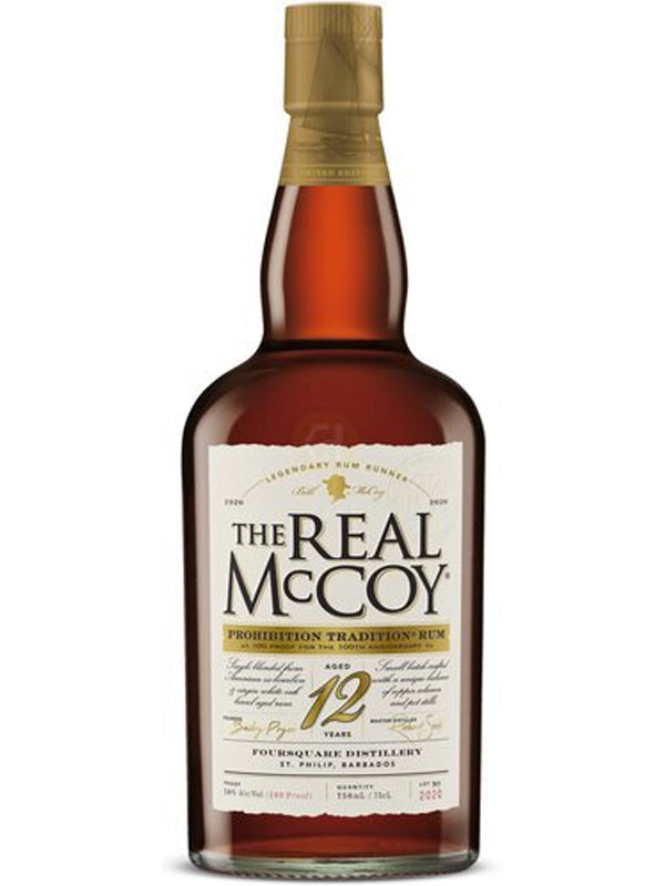 The Real McCoy 12 Year Old Prohibition Tradition Rum at Del Mesa Liquor