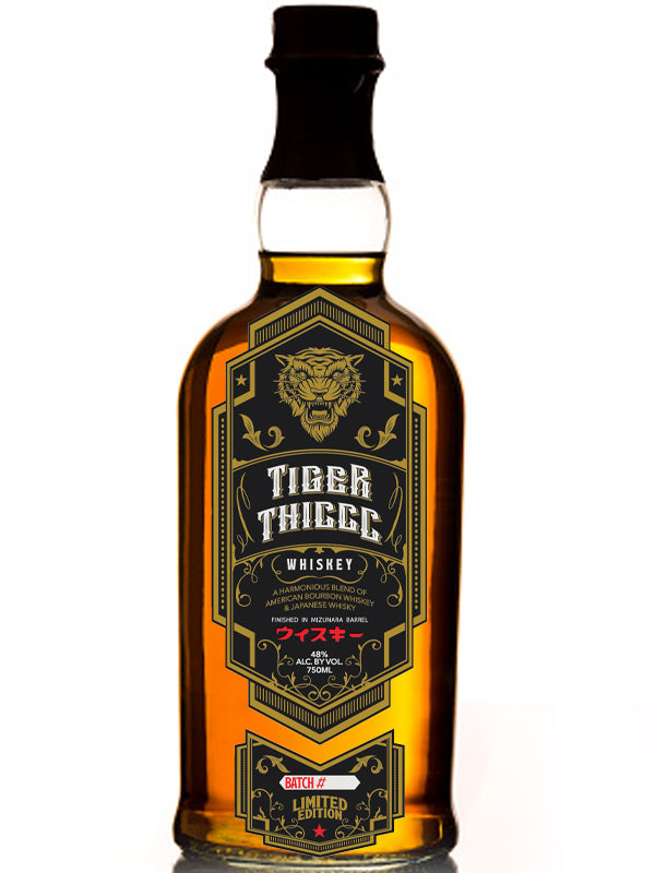 Tiger Thiccc Blended Whiskey by Brendan Schaub at Del Mesa Liquor