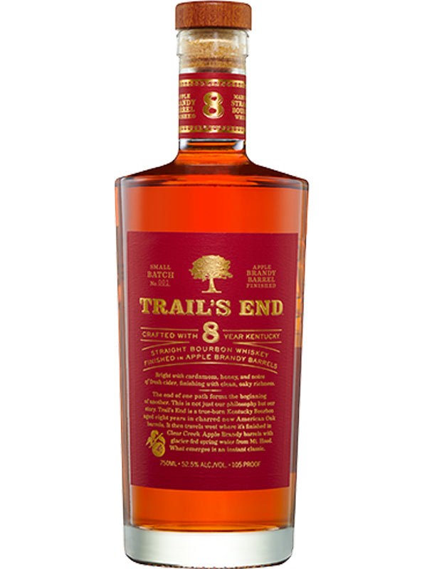 Trail's End 8 Year Old Bourbon Whiskey Finished in Apple Brandy Barrels