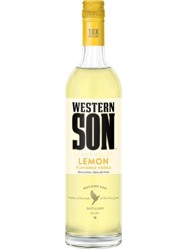 Western Son Lemon Vodka at Del Mesa Liquor