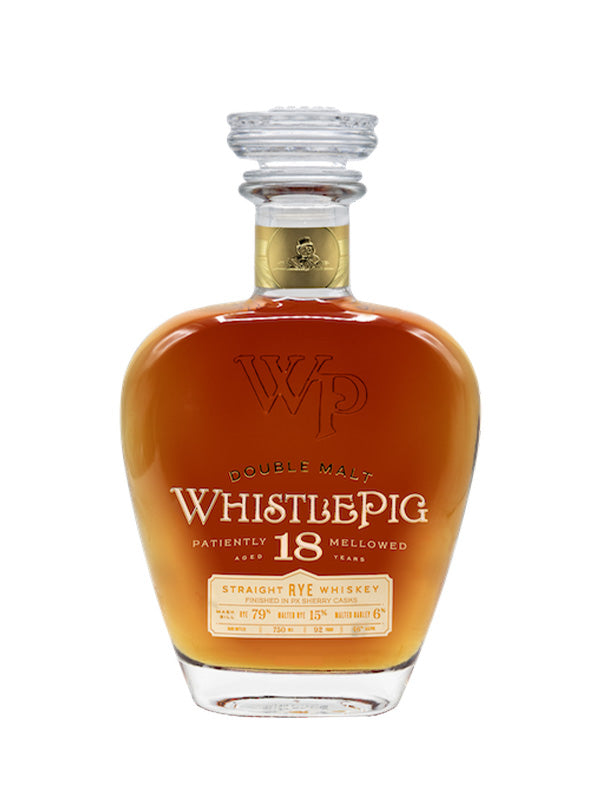 WhistlePig Double Malt 18 Year Old Rye Whiskey 4th Edition at Del Mesa Liquor