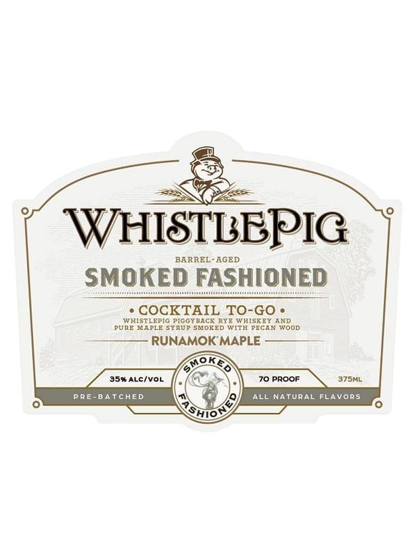 Whistlepig Smoked Fashion Cocktail To-Go at Del Mesa Liquor