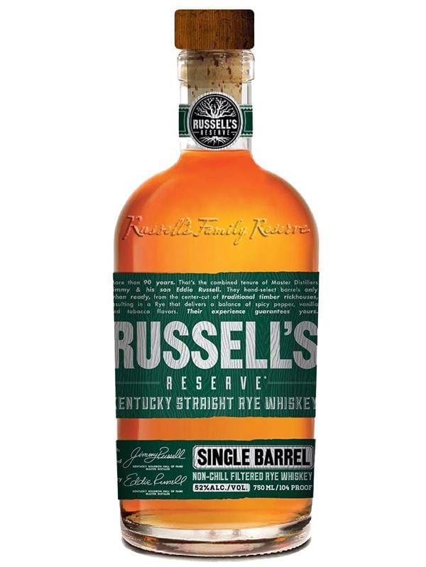 Russell's Reserve Single Barrel Rye Whiskey at Del Mesa Liquor