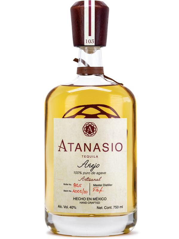 Atanasio Anejo Tequila at Del Mesa Liquor