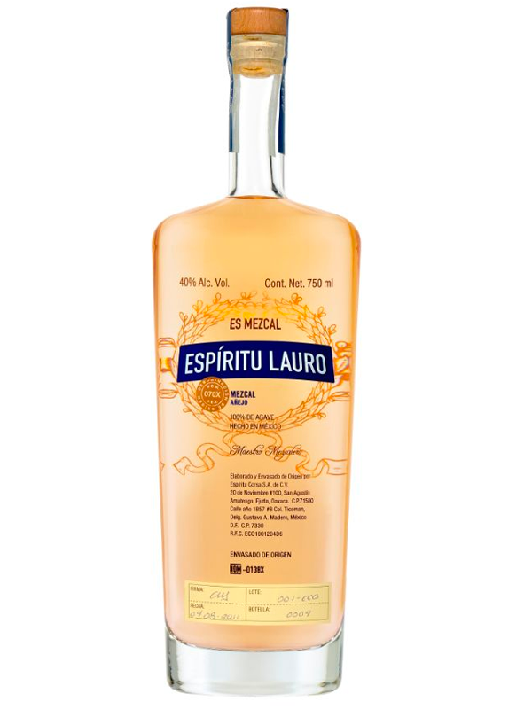 Espiritu Lauro Anejo Mezcal at Del Mesa Liquor