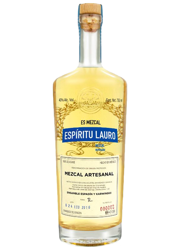 Espiritu Lauro Reposado Mezcal at Del Mesa Liquor