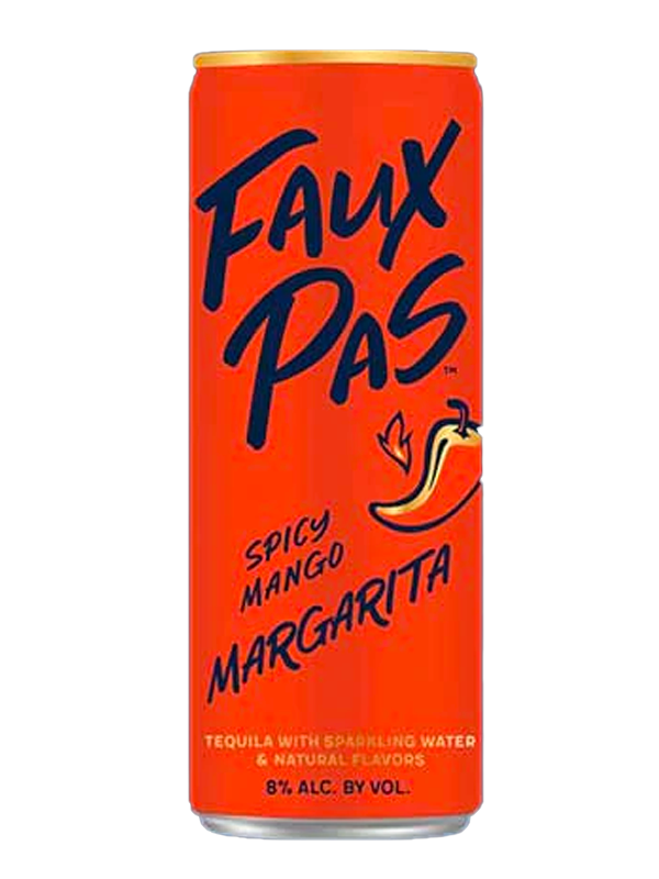 Faux Pas Spicy Mango Margarita at Del Mesa Liquor