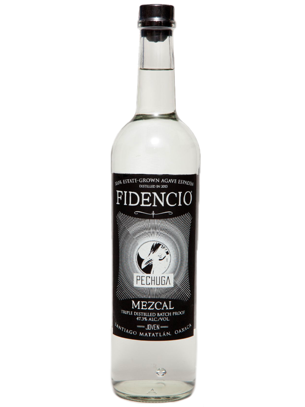 Fidencio Pechuga Mezcal at Del Mesa Liquor