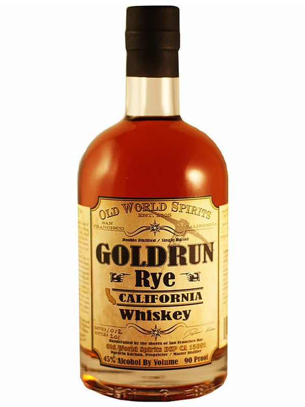 Goldrun Rye Whiskey at Del Mesa Liquor