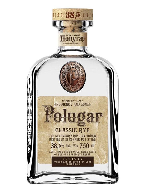 Polugar Classic Rye Vodka at Del Mesa Liquor