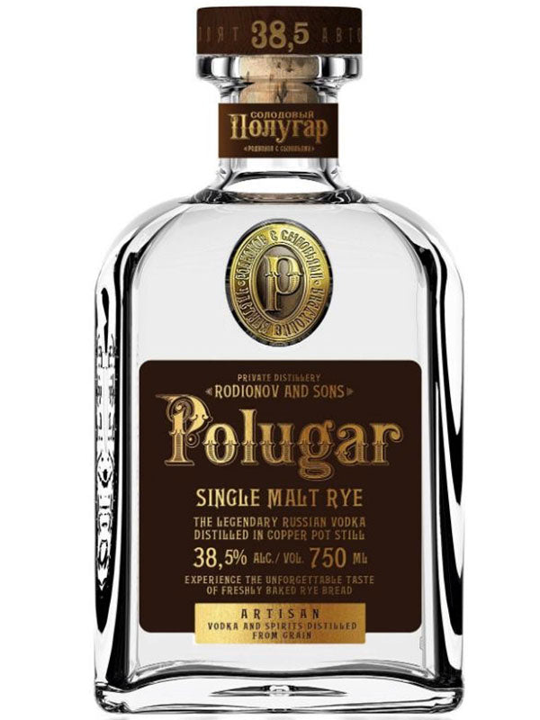 Polugar Single Malt Rye Vodka at Del Mesa Liquor